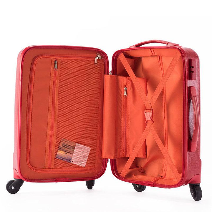 Red box suitcase ravel suitcase luggage bag - Super Amazing Store