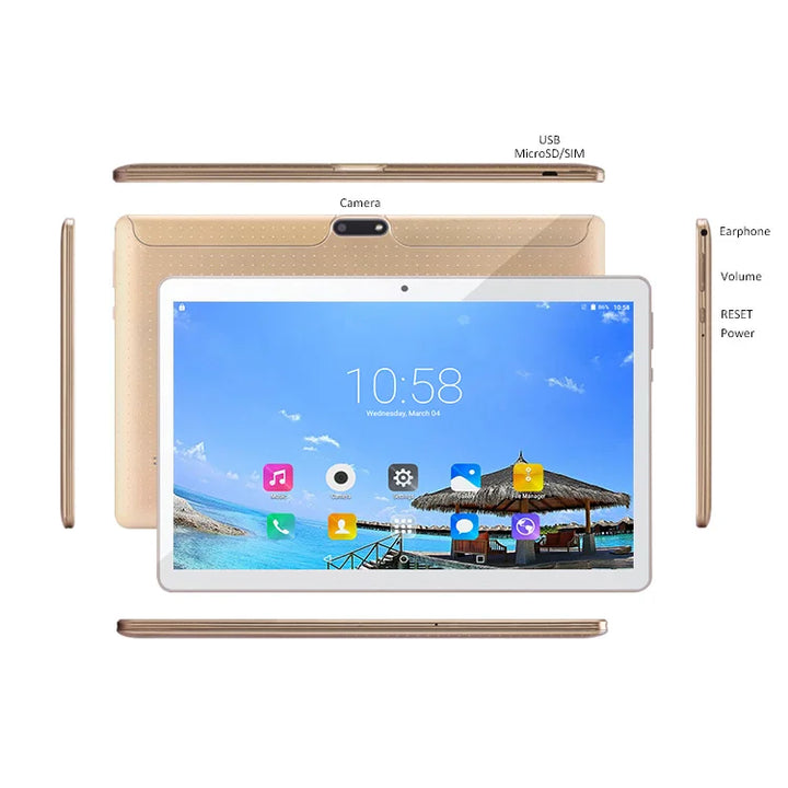 Tablet 10 inch New Design Tablette Mobile Phone MTK6592 3G Android Touch Screen Android Car Radio With Great Price