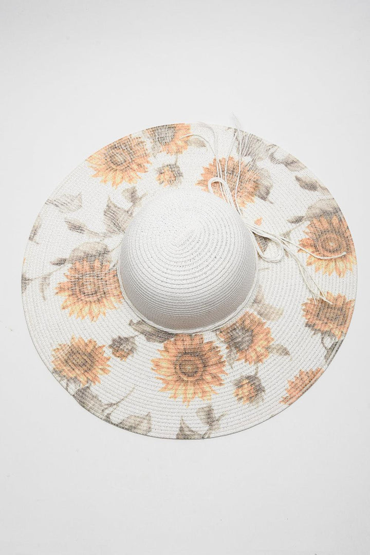 Justin Taylor Sunflower Bow Detail Sunhat - Super Amazing Store