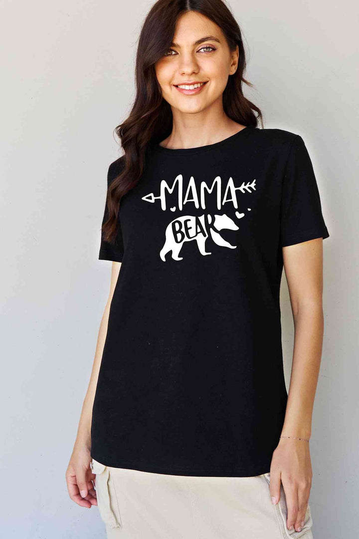 Simply Love Full Size MAMA BEAR Graphic Cotton T-Shirt Trendsi