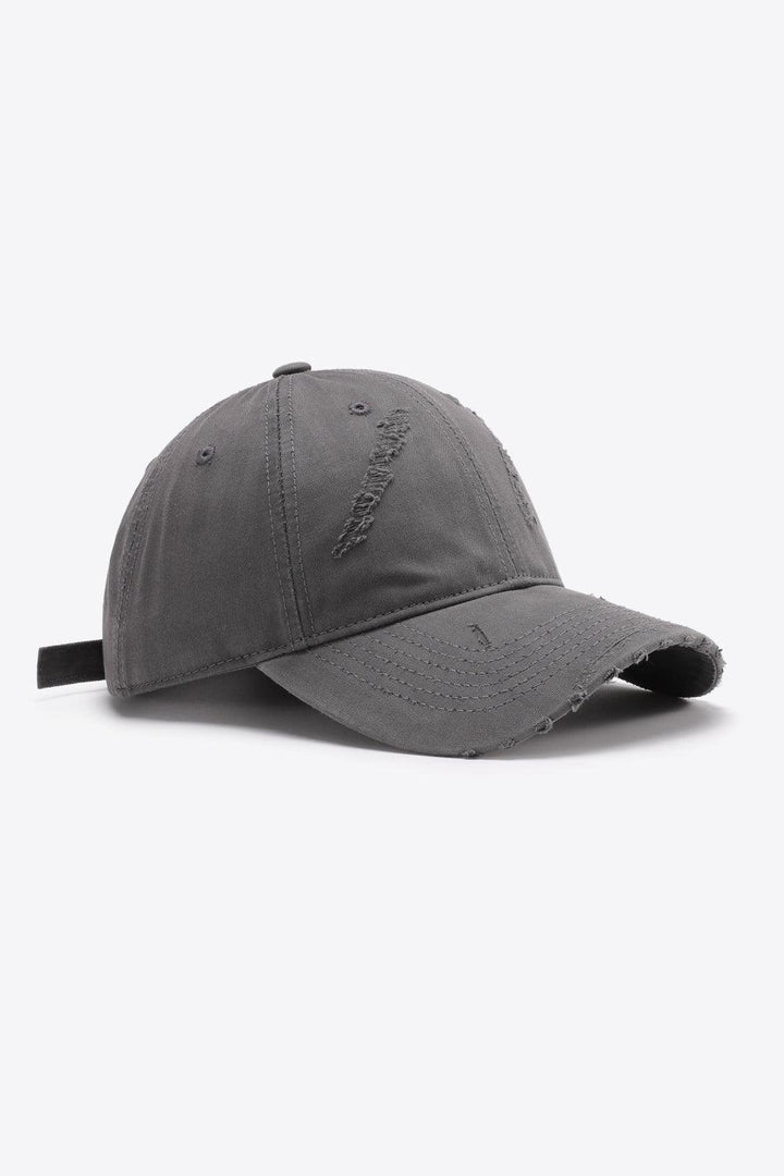 Distressed Adjustable Baseball Cap - Super Amazing Store