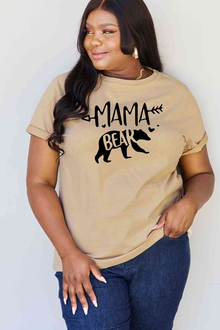 Simply Love Full Size MAMA BEAR Graphic Cotton T-Shirt Trendsi