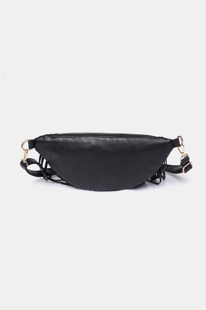 Fringed PU Leather Sling Bag - Super Amazing Store