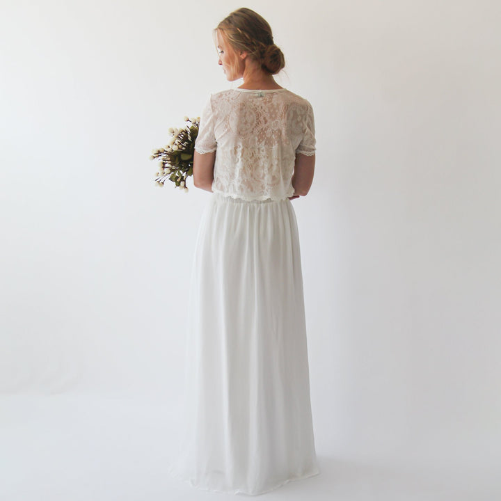 Romantic Style Bridal Chiffon Skirt #3033 - Super Amazing Store