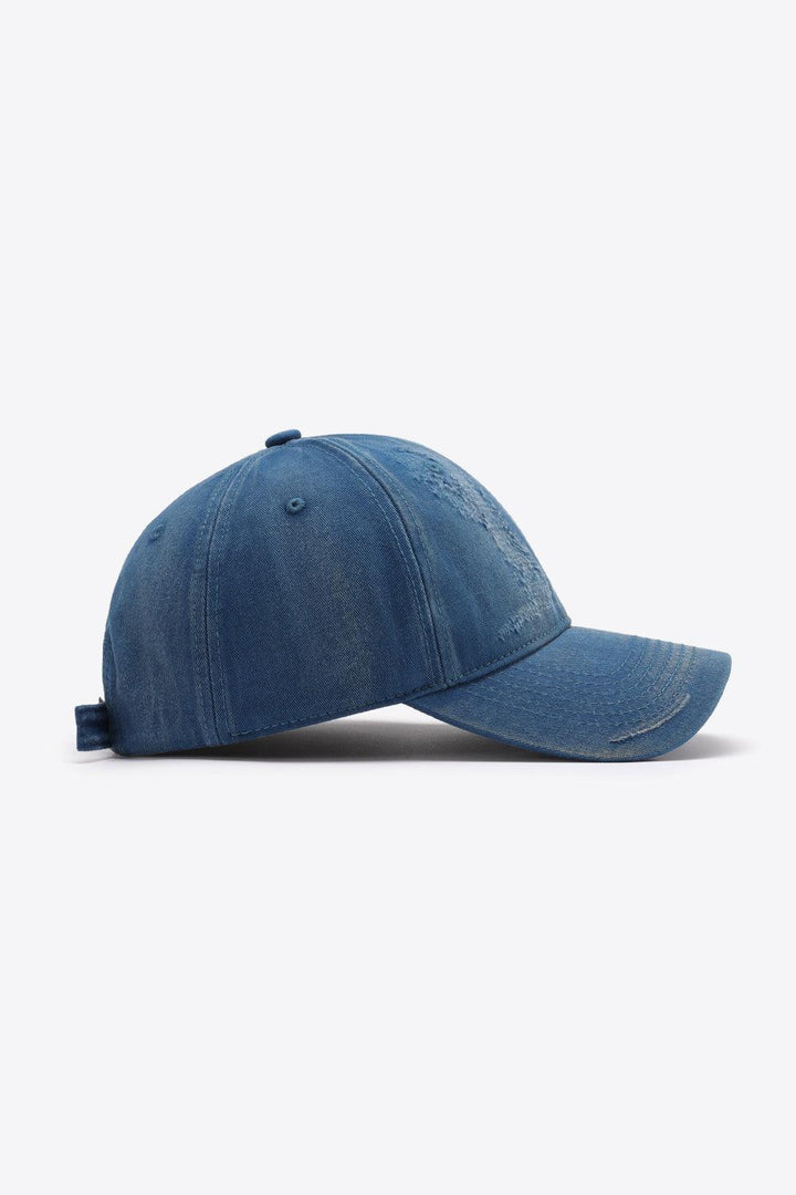 Distressed Adjustable Baseball Cap - Super Amazing Store