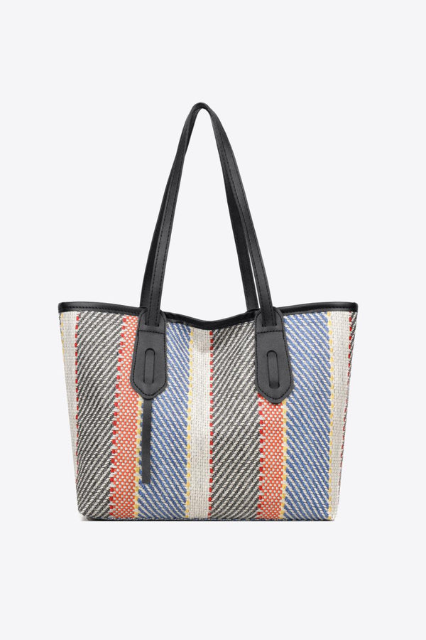 Multicolored PU Leather Tote Bag - Super Amazing Store