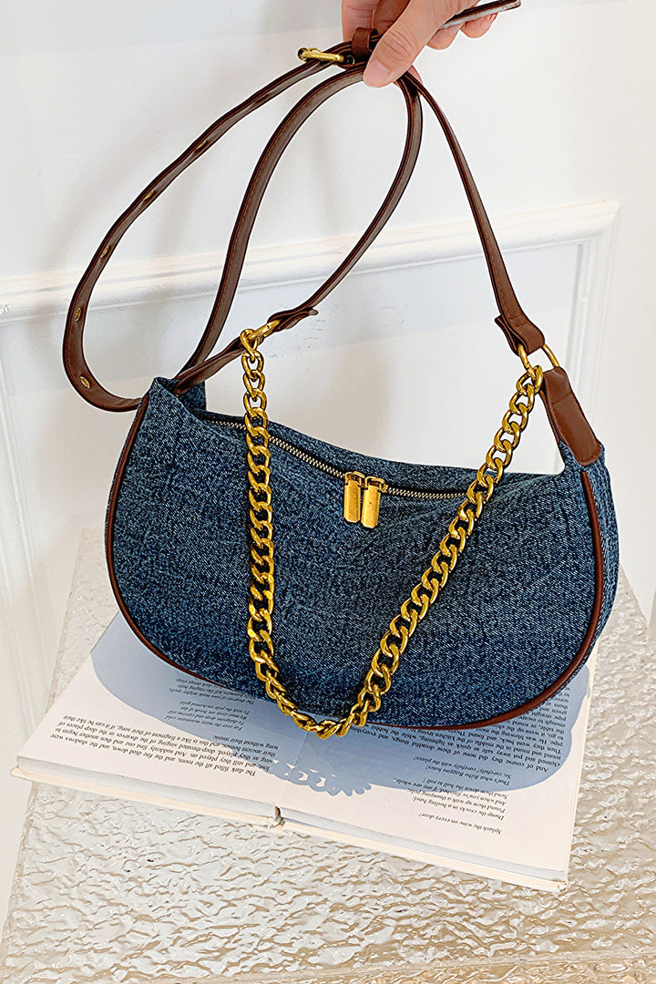 Denim Crossbody Bag Trendsi