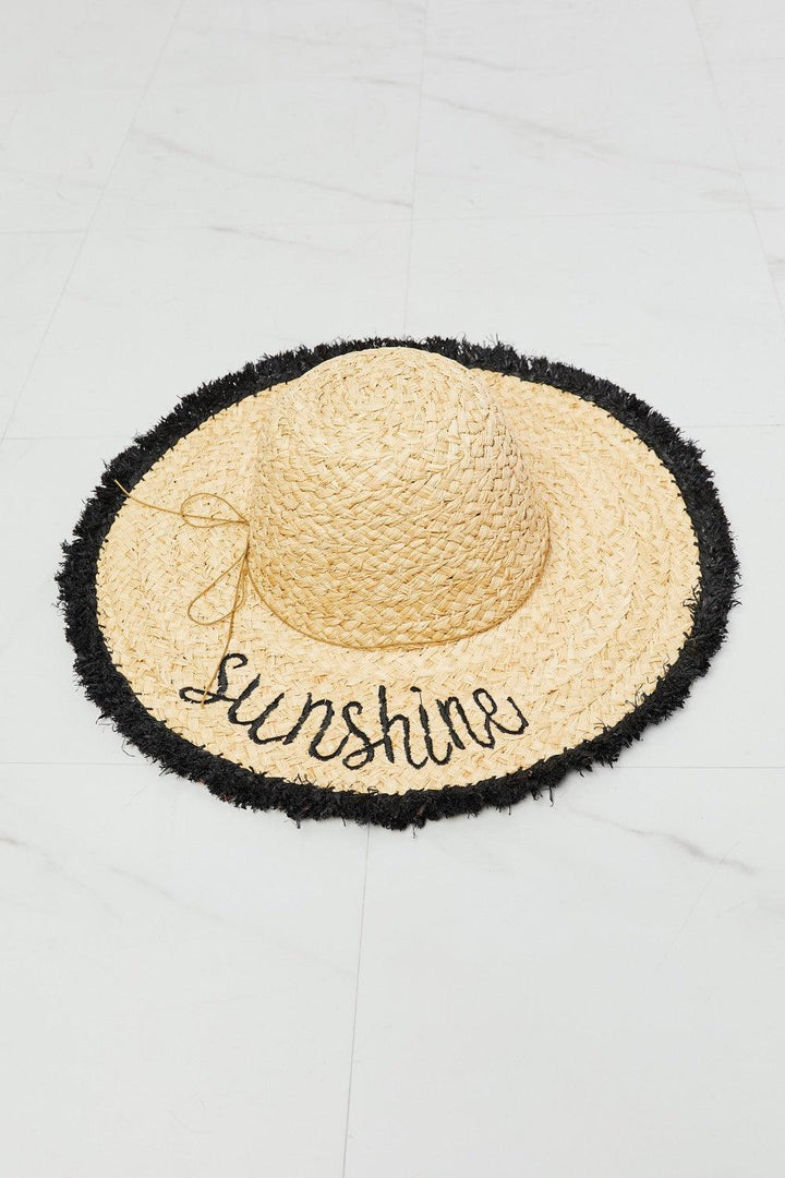 Fame Sunshine Straw Fringe Hat - Super Amazing Store