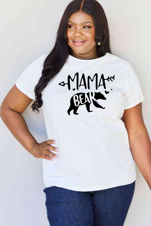 Simply Love Full Size MAMA BEAR Graphic Cotton T-Shirt Trendsi