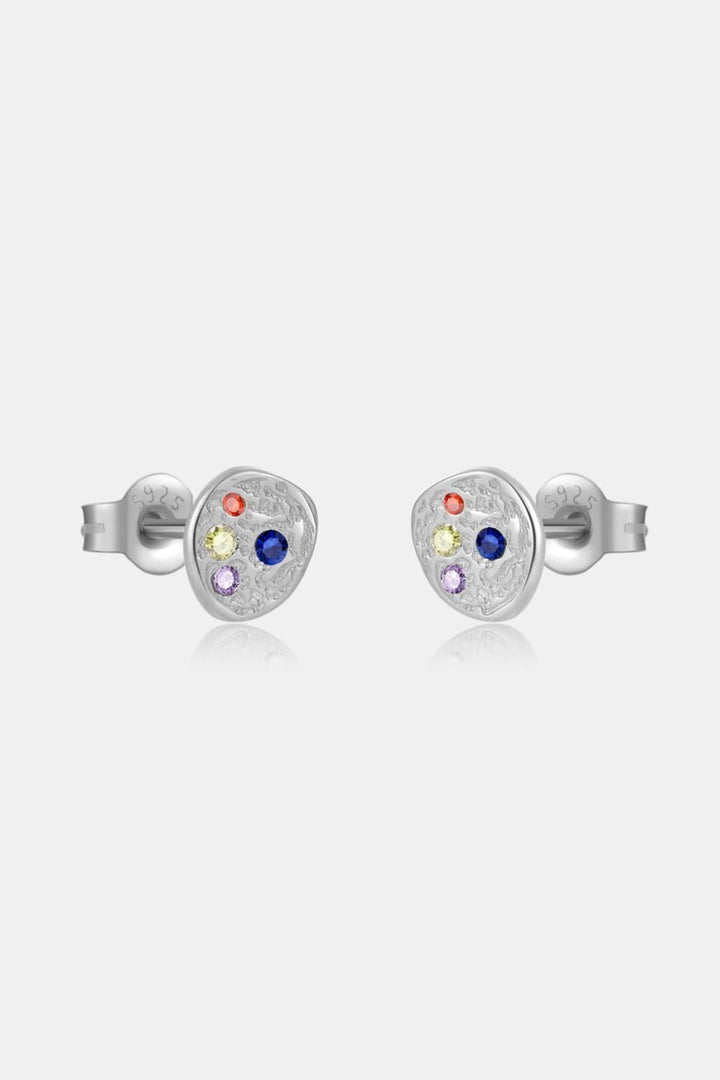 Multicolored Zircon Stud Earrings - Super Amazing Store