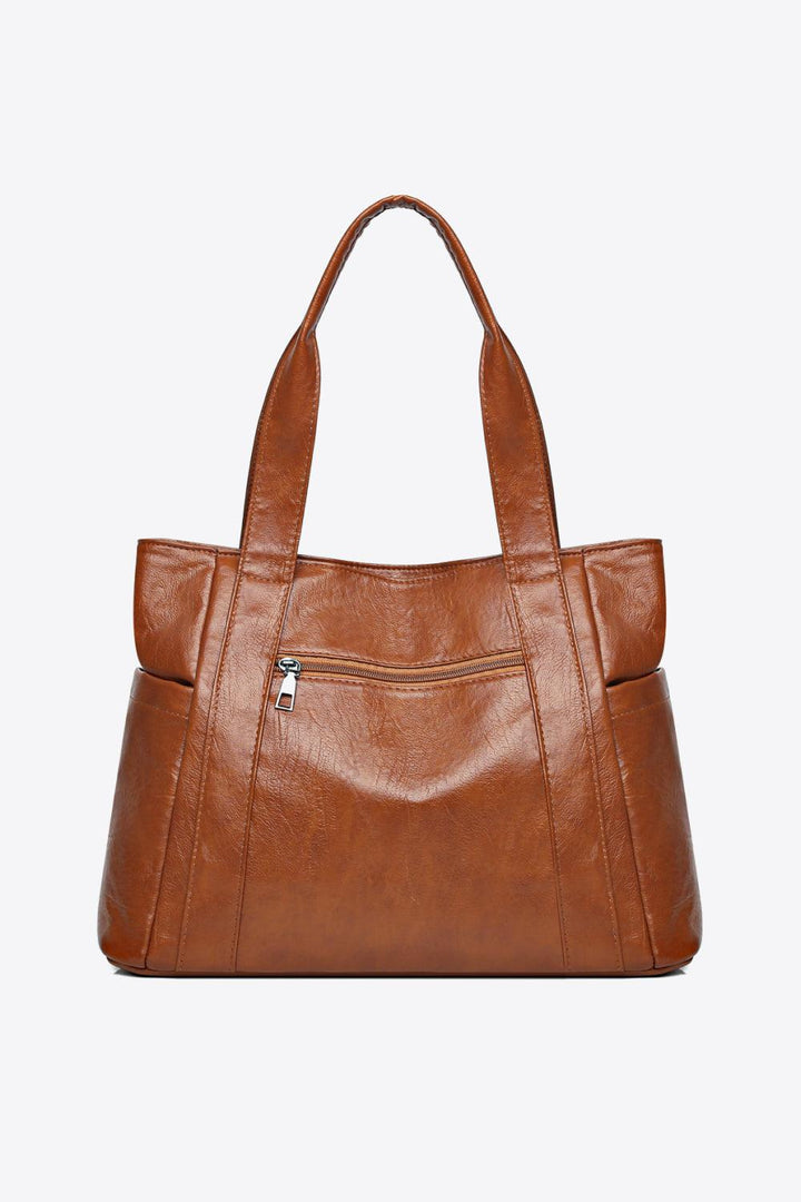 Tied PU Leather Handbag - Super Amazing Store