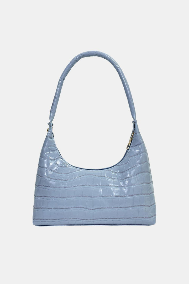 Textured PU Leather Shoulder Bag - Super Amazing Store