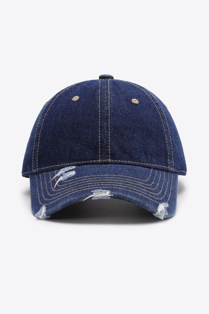 Distressed Adjustable Baseball Cap - Super Amazing Store