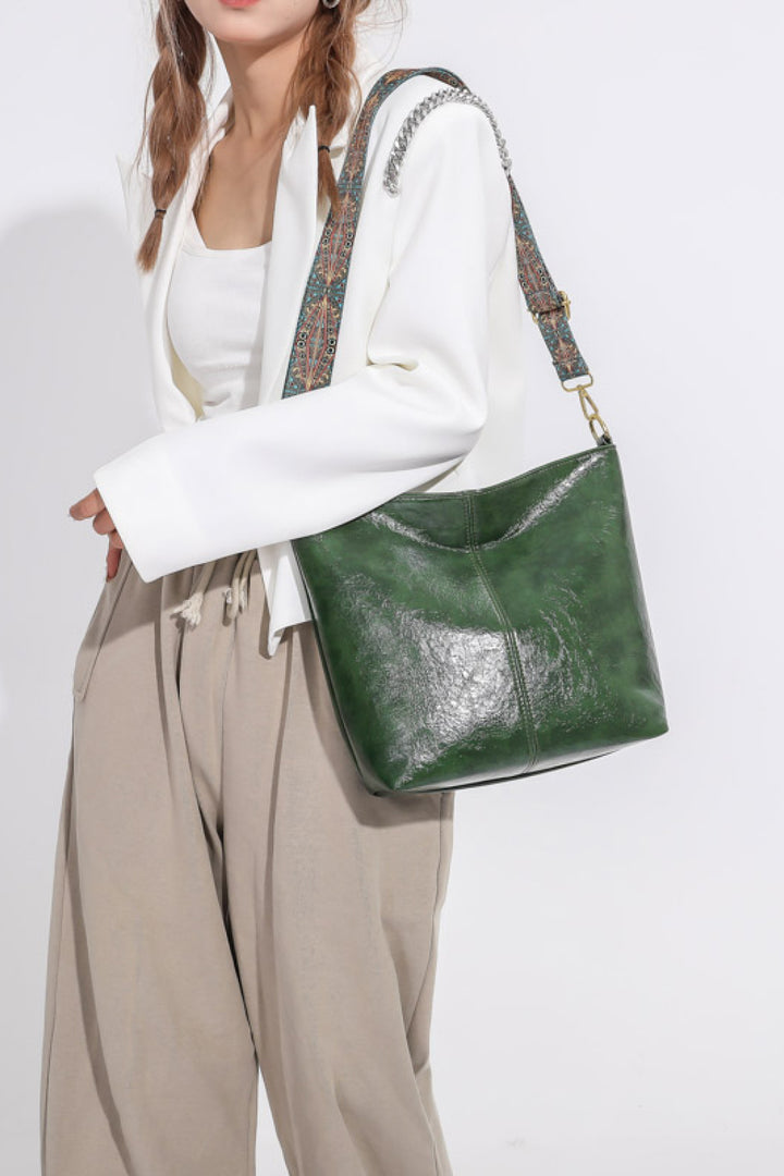 PU Leather Shoulder Bag Trendsi