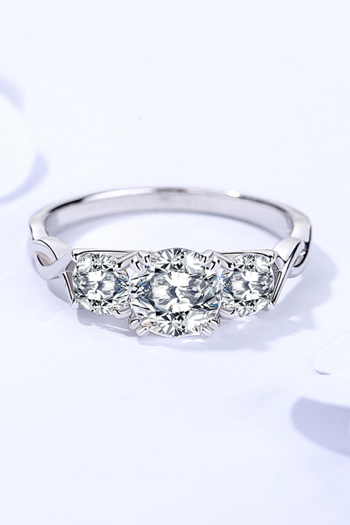 1 Carat Moissanite 925 Sterling Silver Ring - Super Amazing Store