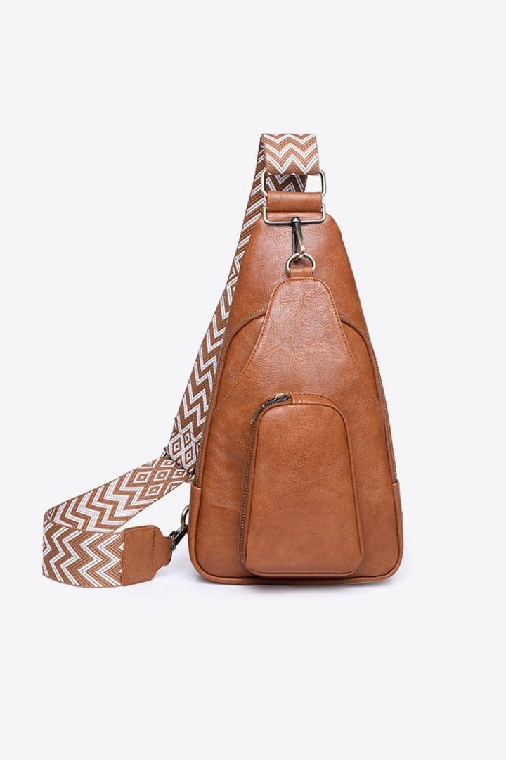 Baeful Take A Trip PU Leather Sling Bag - Super Amazing Store