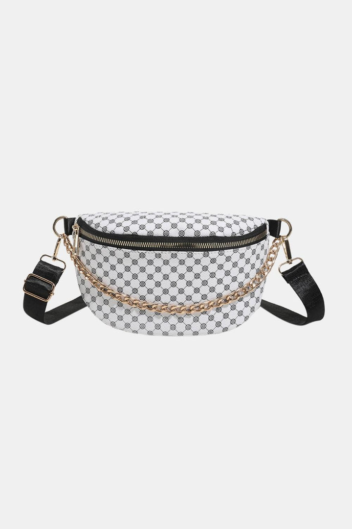 Printed PU Leather Sling Bag - Super Amazing Store