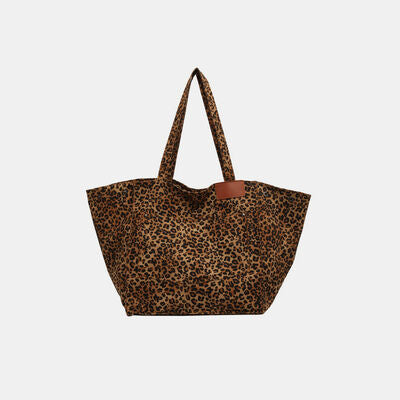 Leopard Canvas Tote Bag Trendsi