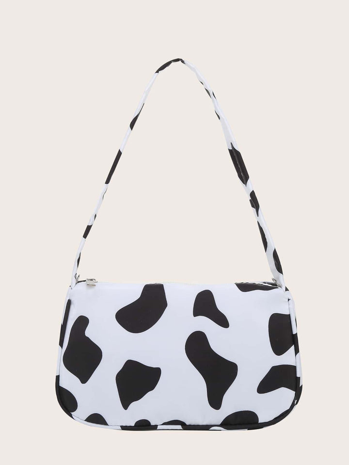 Cow Print Butterfly Charm Shoulder Bag - Super Amazing Store