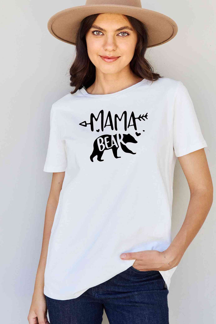 Simply Love Full Size MAMA BEAR Graphic Cotton T-Shirt Trendsi