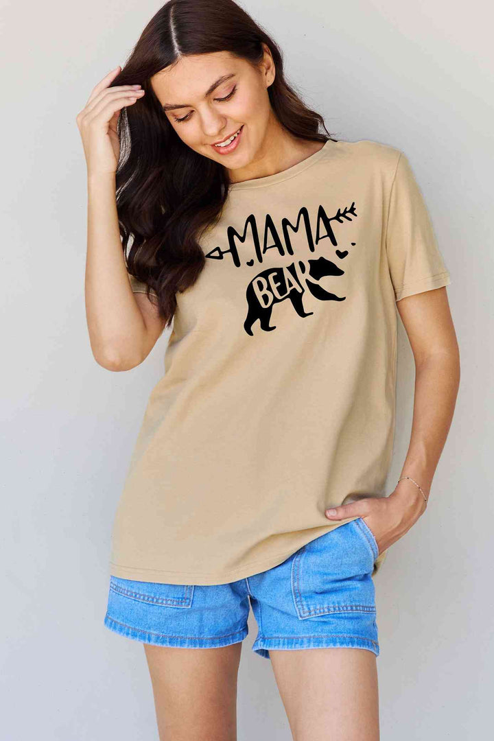 Simply Love Full Size MAMA BEAR Graphic Cotton T-Shirt Trendsi