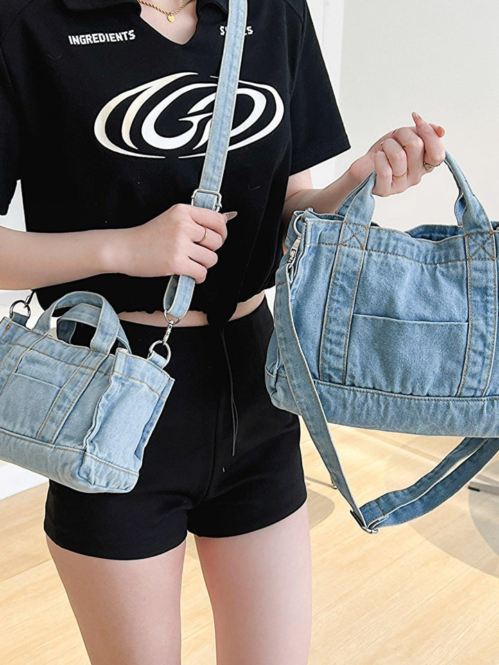 Baeful Denim Shoulder Bag - Super Amazing Store