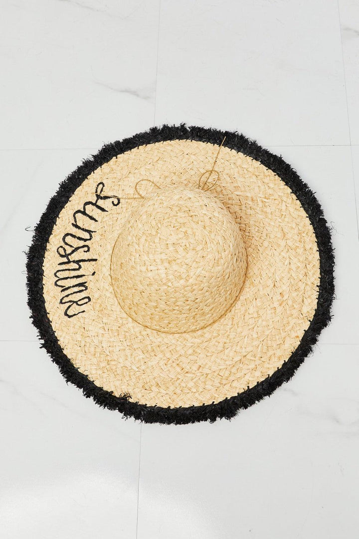 Fame Sunshine Straw Fringe Hat - Super Amazing Store