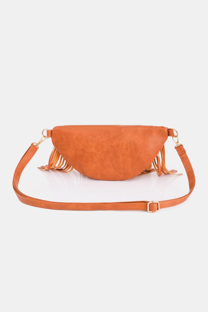 Fringed PU Leather Sling Bag - Super Amazing Store