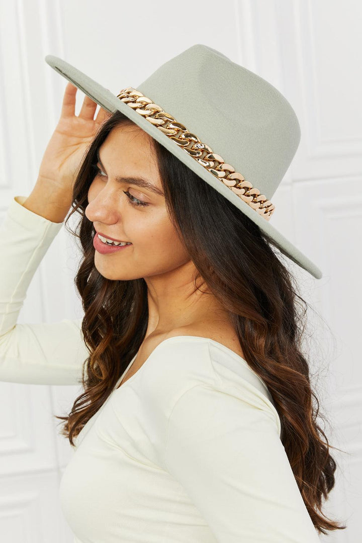 Fame Keep Your Promise Fedora Hat in Mint - Super Amazing Store