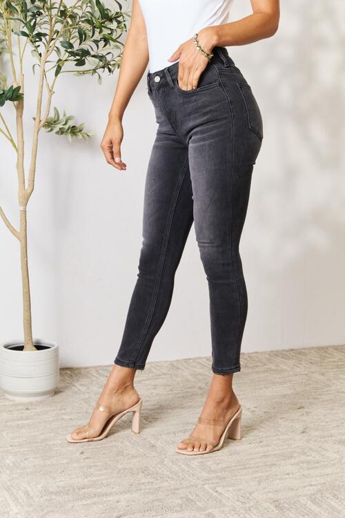 BAYEAS Cropped Skinny Jeans Trendsi