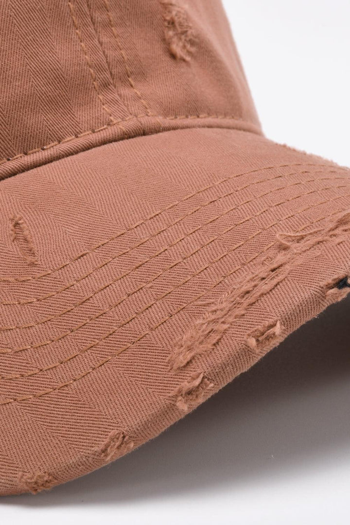 Distressed Adjustable Baseball Cap - Super Amazing Store