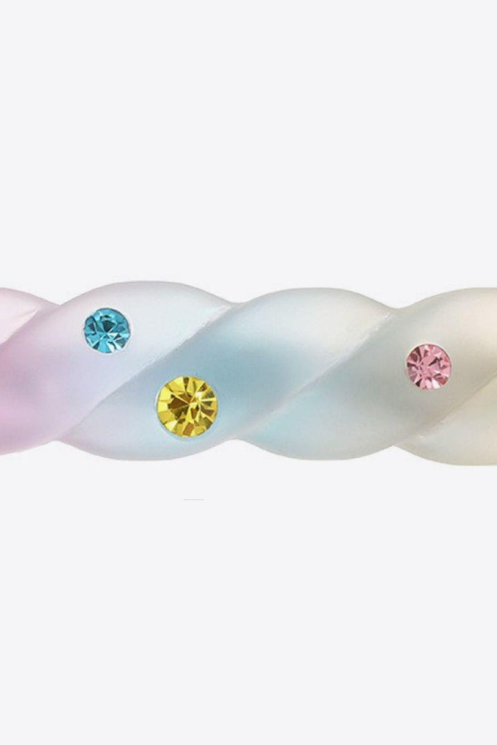 Gradient Rhinestone Resin Hair Pin - Super Amazing Store