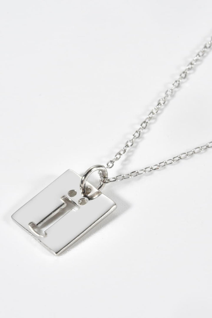 Cutout Rectangle Pendant Necklace - Super Amazing Store