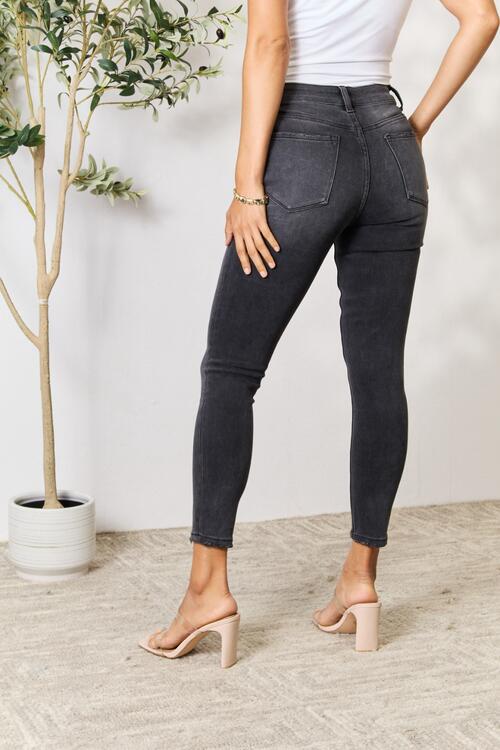 BAYEAS Cropped Skinny Jeans Trendsi