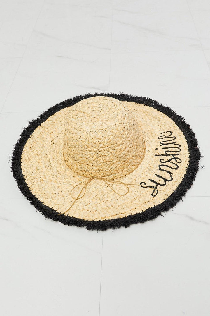 Fame Sunshine Straw Fringe Hat - Super Amazing Store