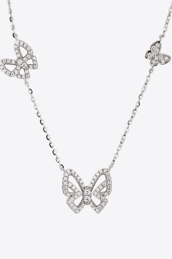 Moissanite Butterfly Shape Necklace - Super Amazing Store