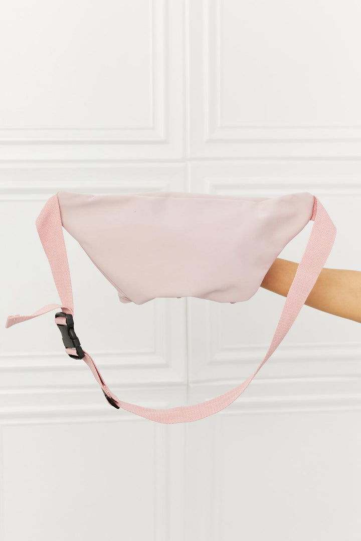 Fame Doing Me Waist Bag in Pink - Super Amazing Store