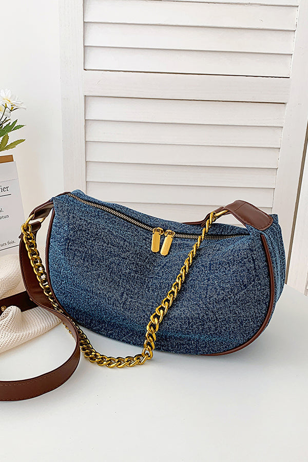 Denim Crossbody Bag Trendsi