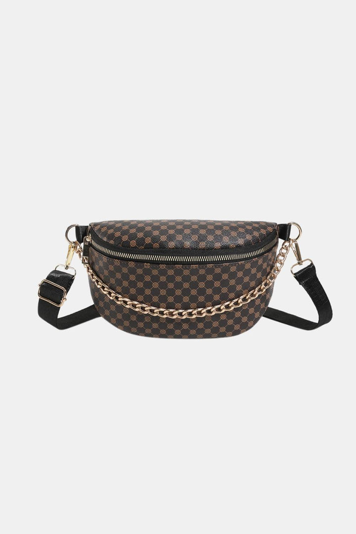 Printed PU Leather Sling Bag - Super Amazing Store