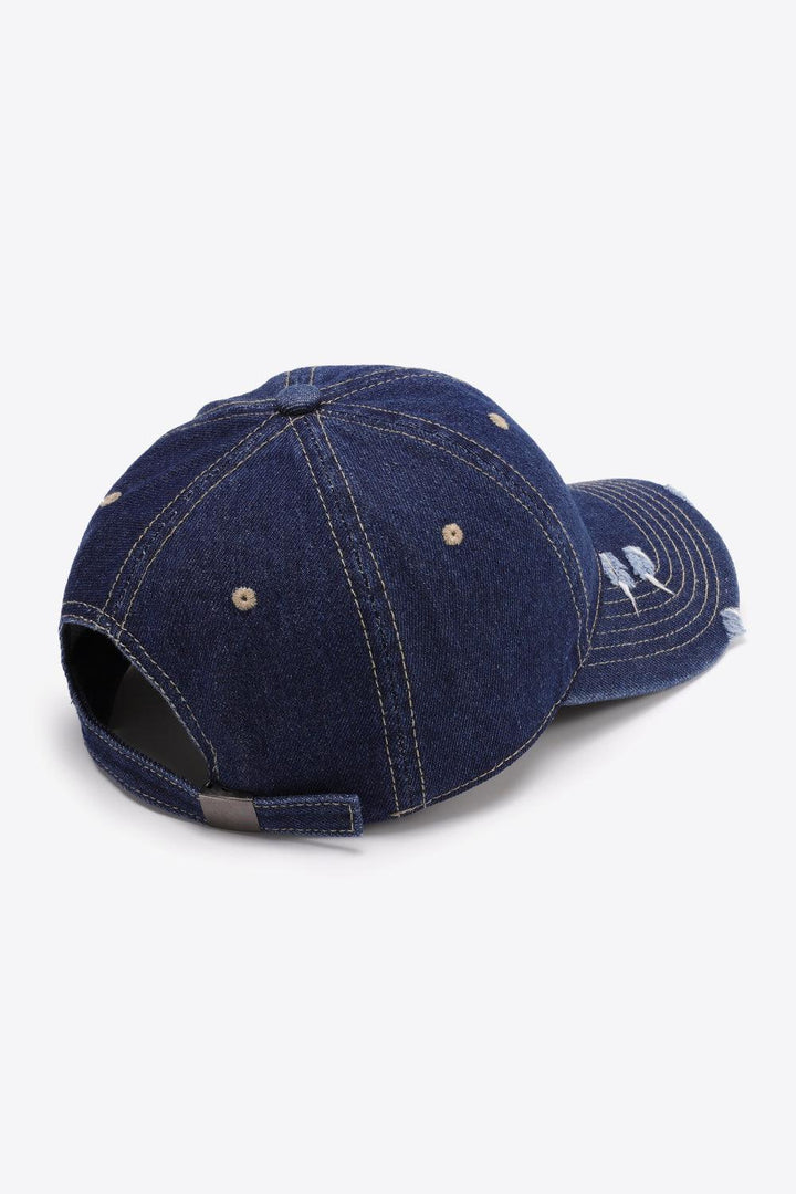 Distressed Adjustable Baseball Cap - Super Amazing Store