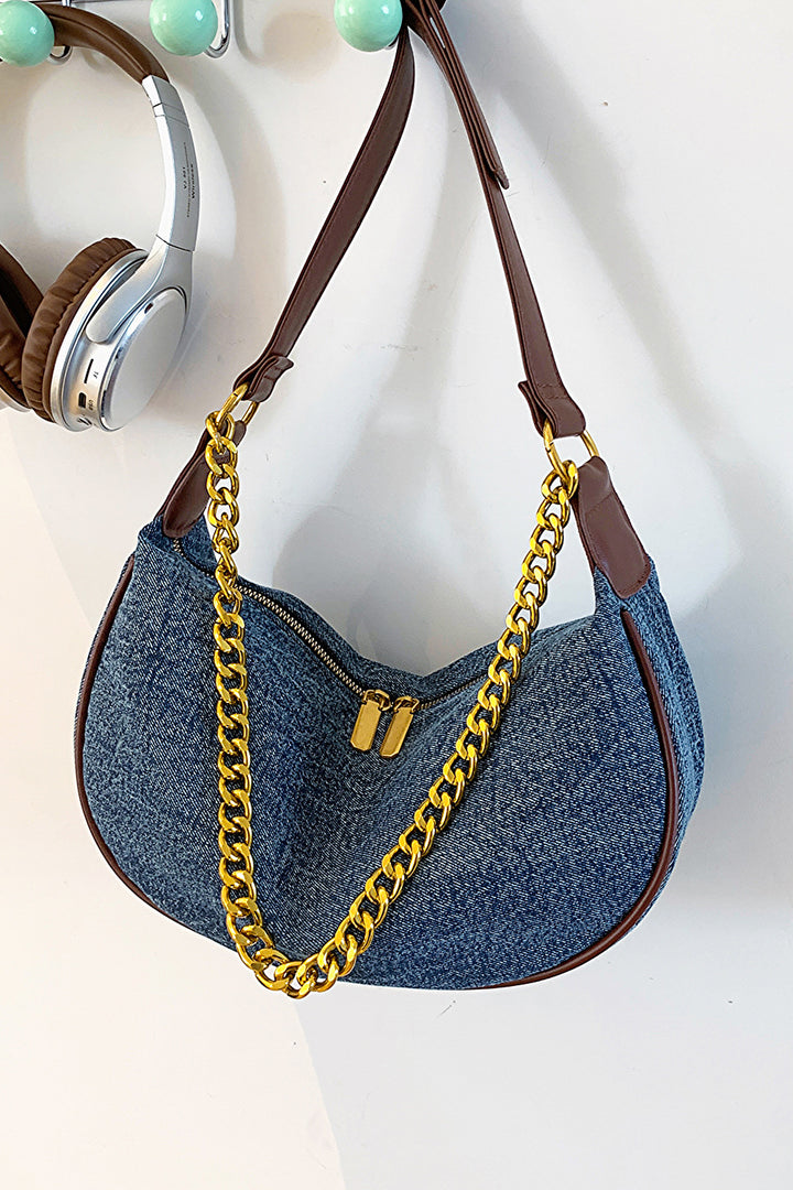 Denim Crossbody Bag Trendsi