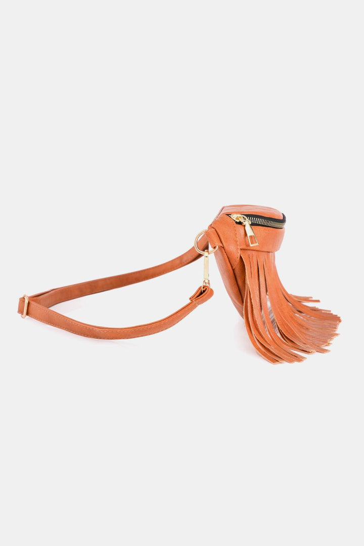 Fringed PU Leather Sling Bag - Super Amazing Store