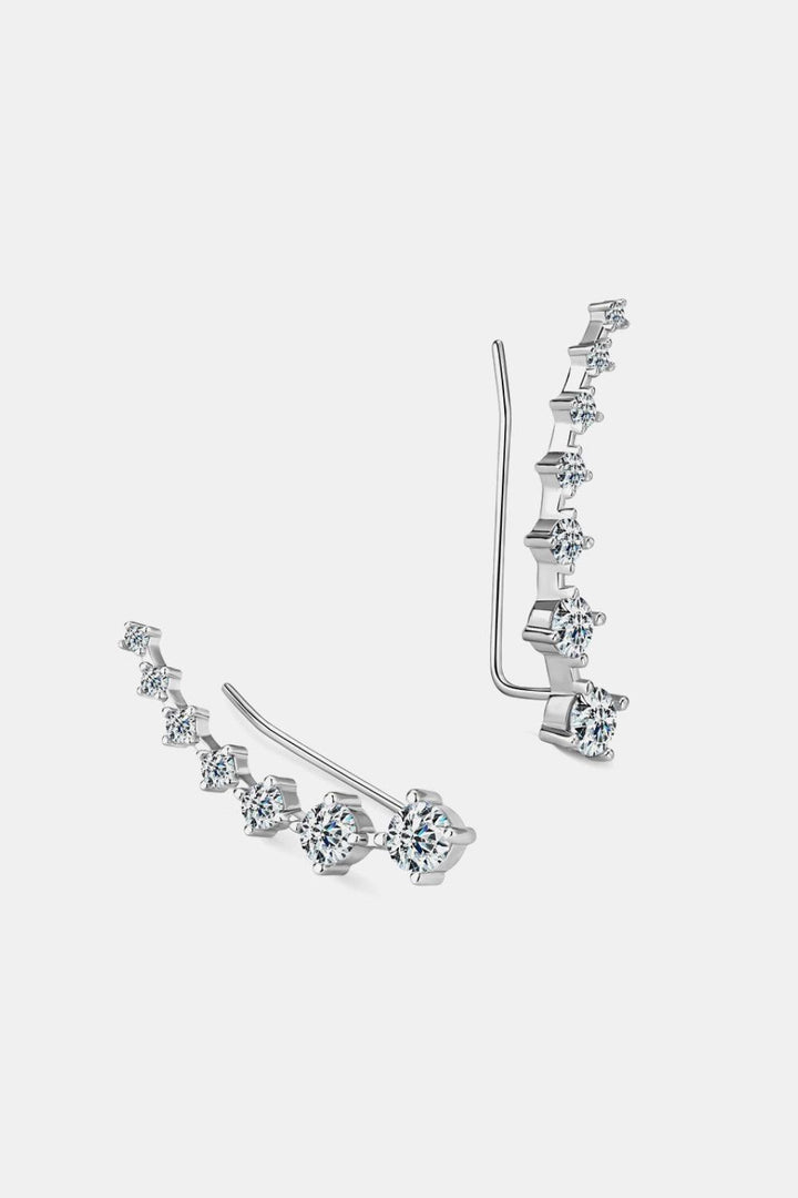 1.9 Carat Moissanite 925 Sterling Silver Earrings - Super Amazing Store