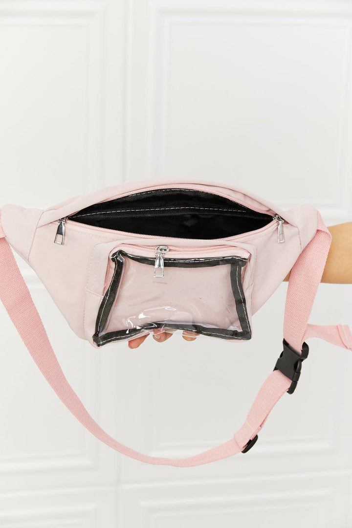 Fame Doing Me Waist Bag in Pink - Super Amazing Store