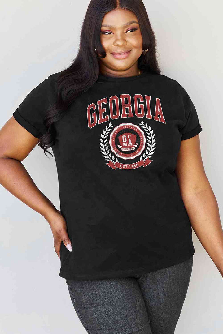 Simply Love Full Size GEORGIA Graphic T-Shirt Trendsi