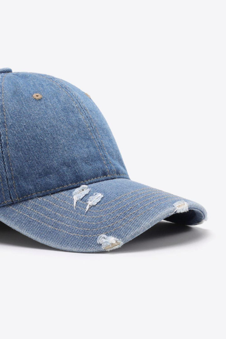 Distressed Adjustable Baseball Cap - Super Amazing Store