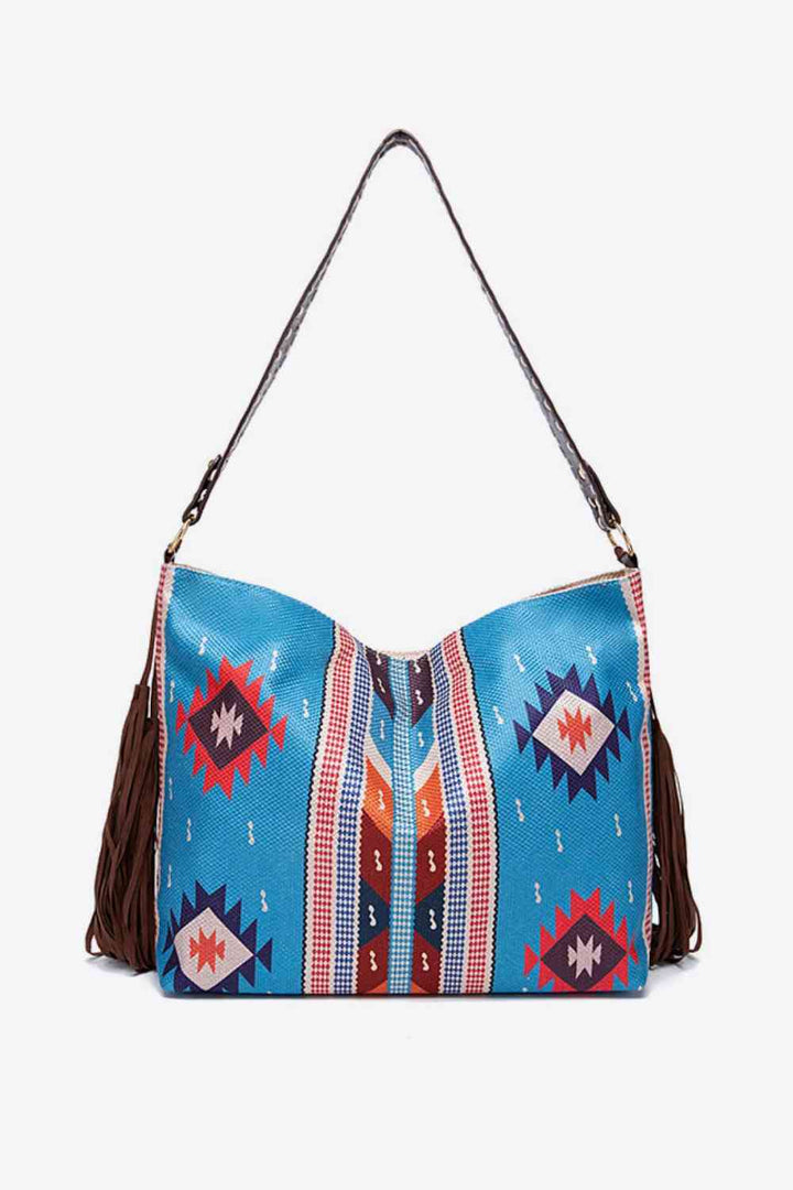 Geometric Canvas Tote Bag Trendsi