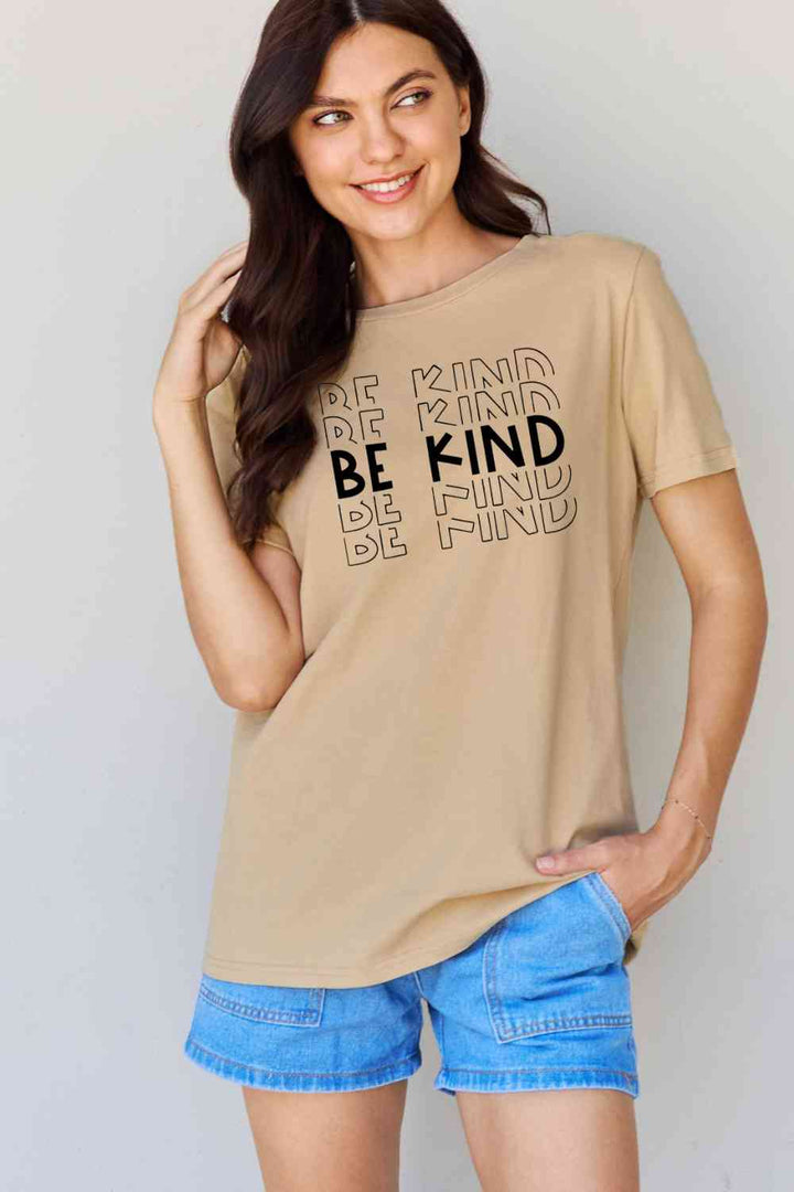 Simply Love Full Size BE KIND Graphic T-Shirt Trendsi