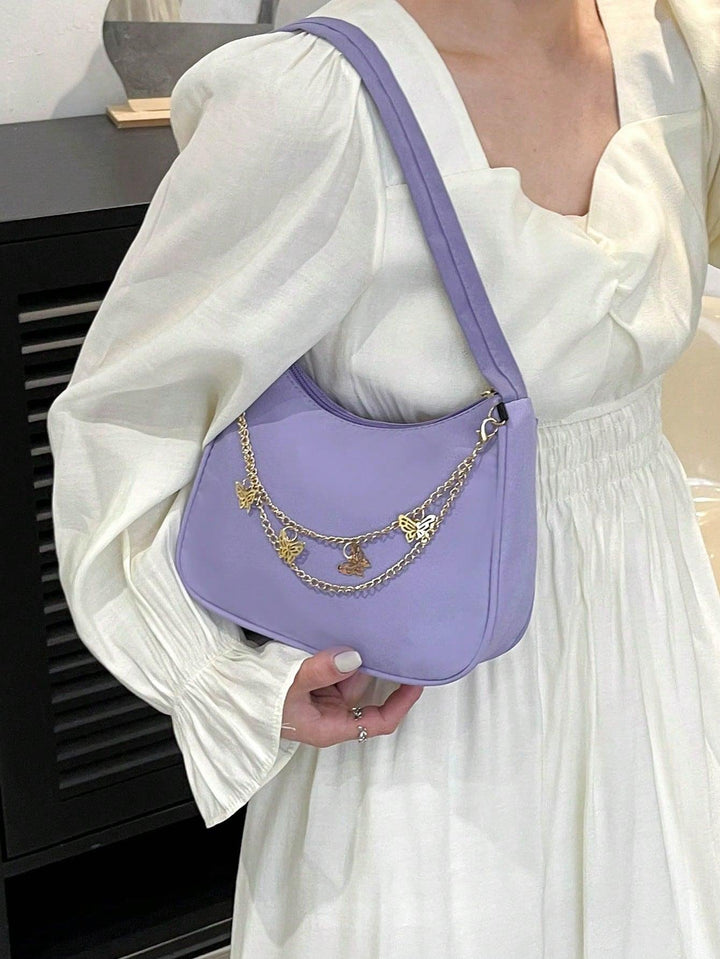 Butterfly Charm Polyester Shoulder Bag - Super Amazing Store