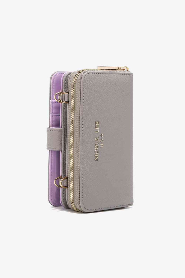 Nicole Lee USA Two-Piece Crossbody Phone Case Wallet Trendsi